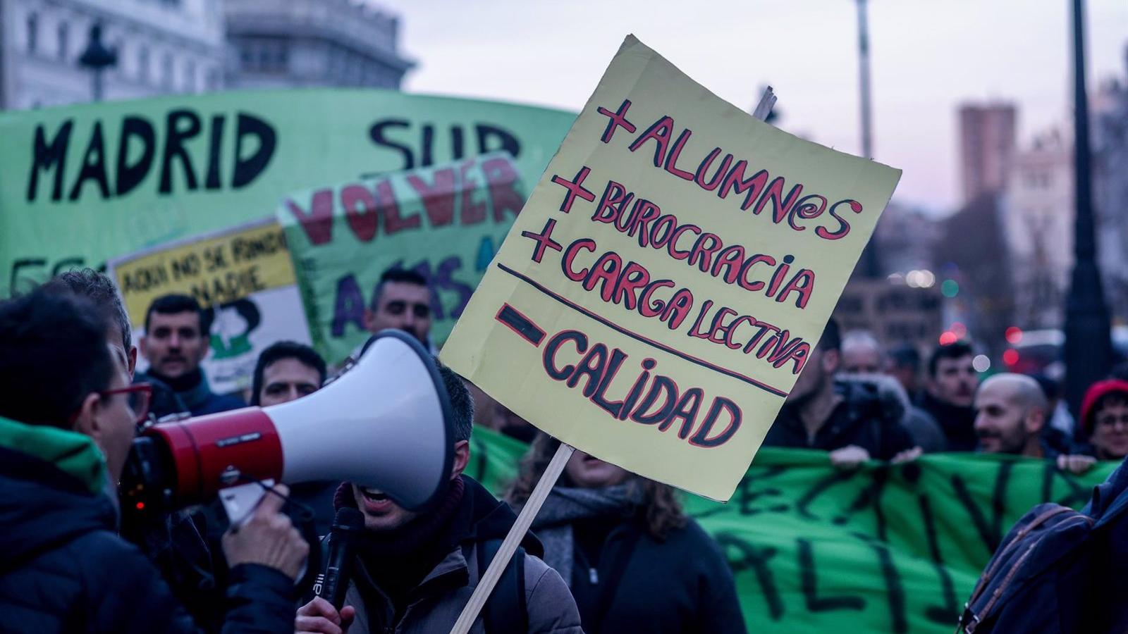 Establecidos los servicios mínimos para la huelga en la educación pública madrileña