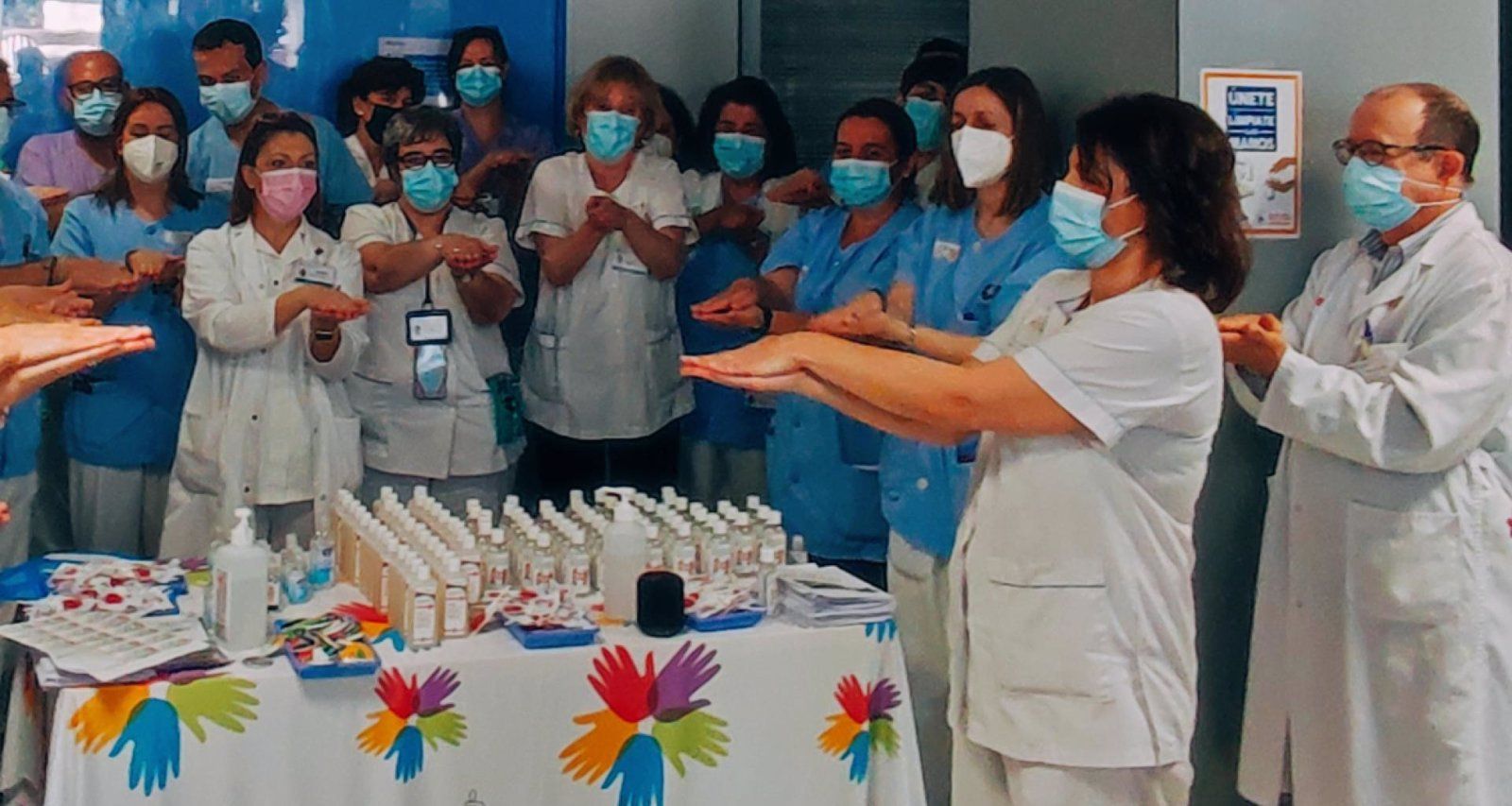 La Princesa se une al Día Mundial de la Higiene de Manos con un acto demostrativo