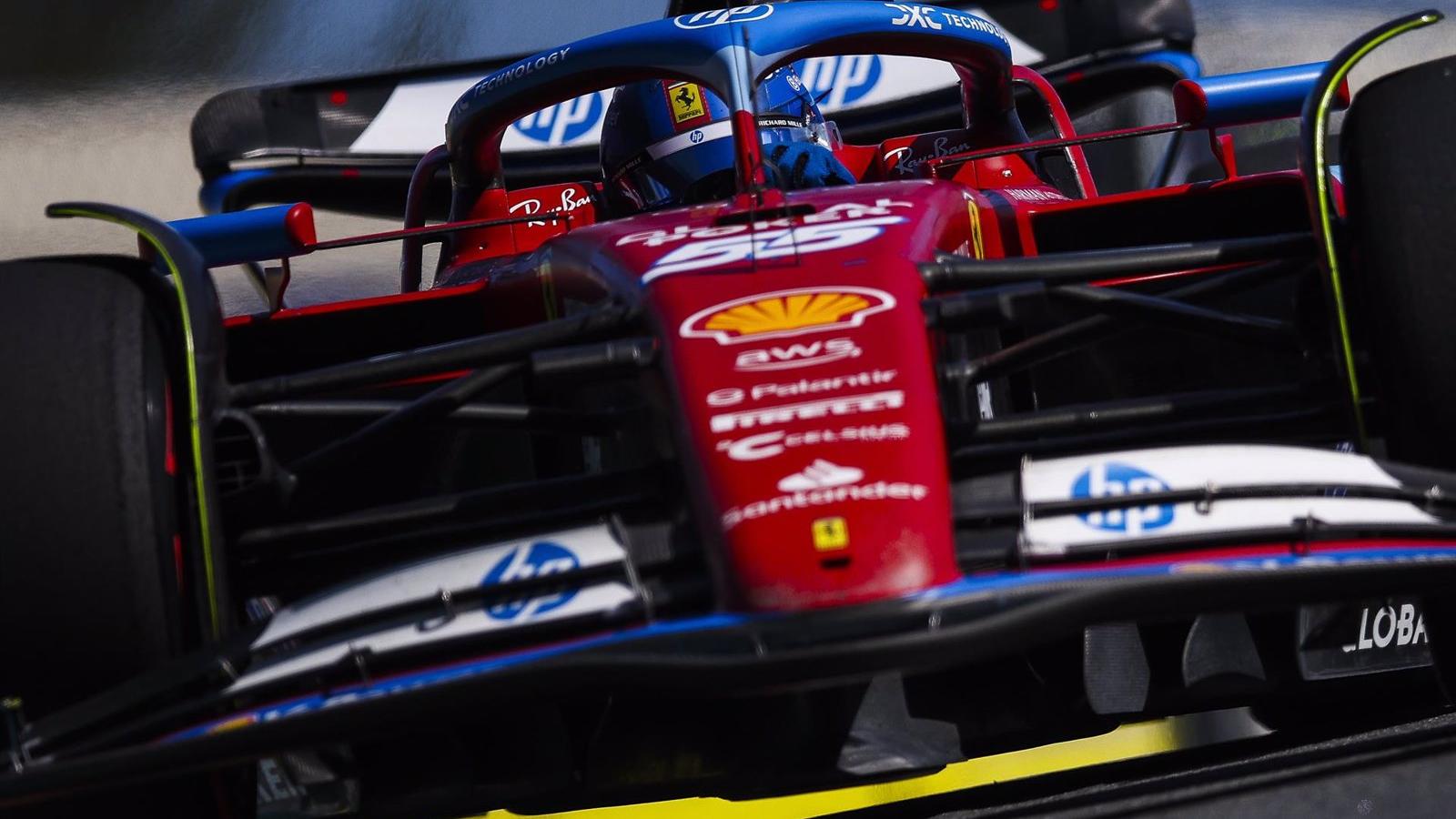 Sainz baja al quinto lugar tras sanción en Miami