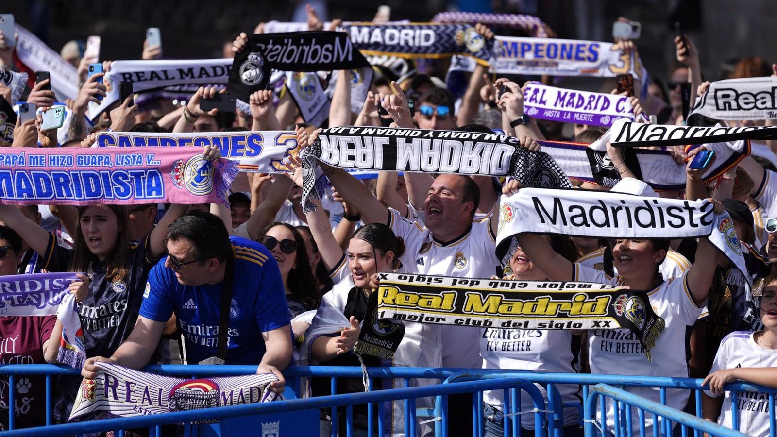 Celebración del 36º título de LaLiga del Real Madrid