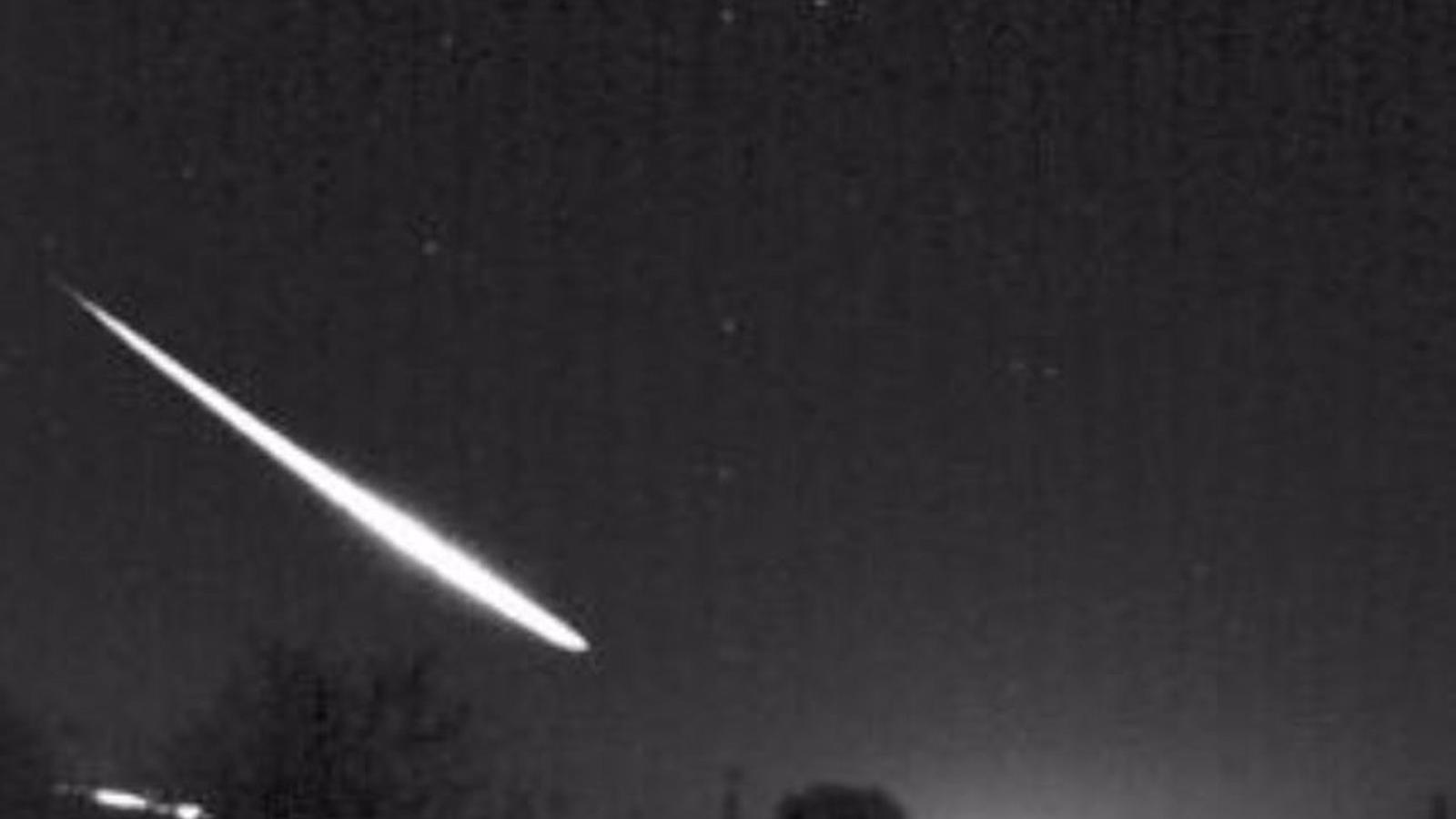Un bólido ilumina la noche en la Península Ibérica y Portugal