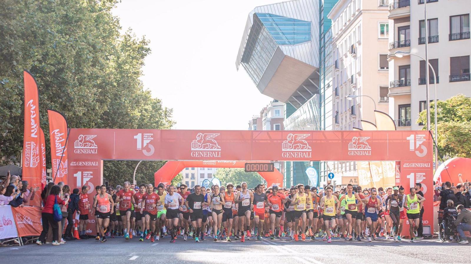Más de 6.500 corredores participan en la XV Carrera Generali por la Inclusión en Madrid