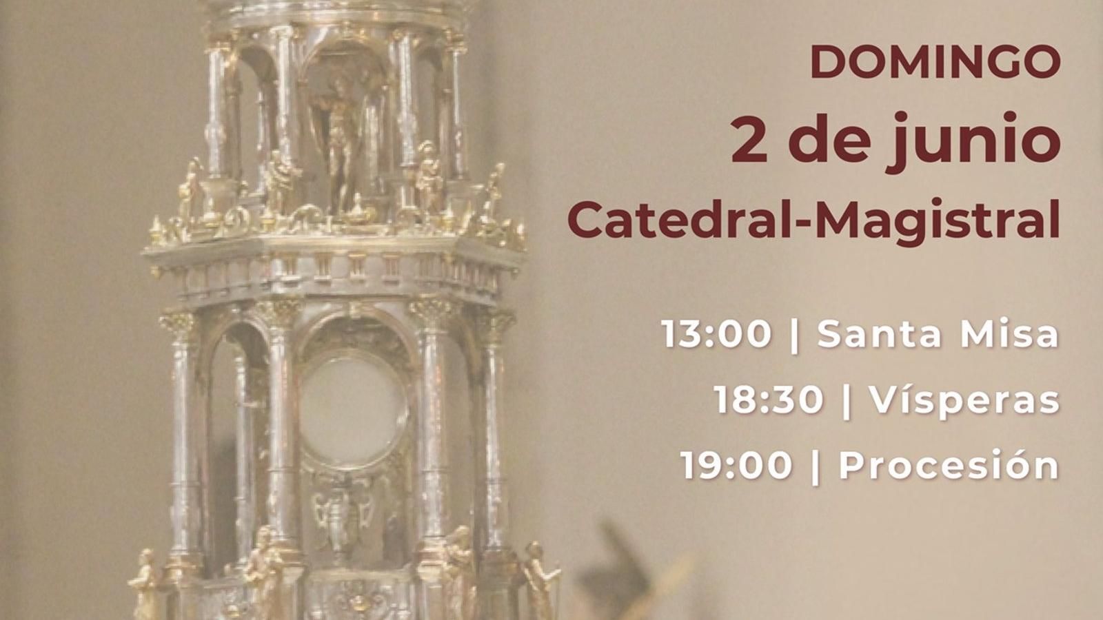 La diócesis de Alcalá de Henares celebrará Corpus Christi con actos litúrgicos el 2 de junio