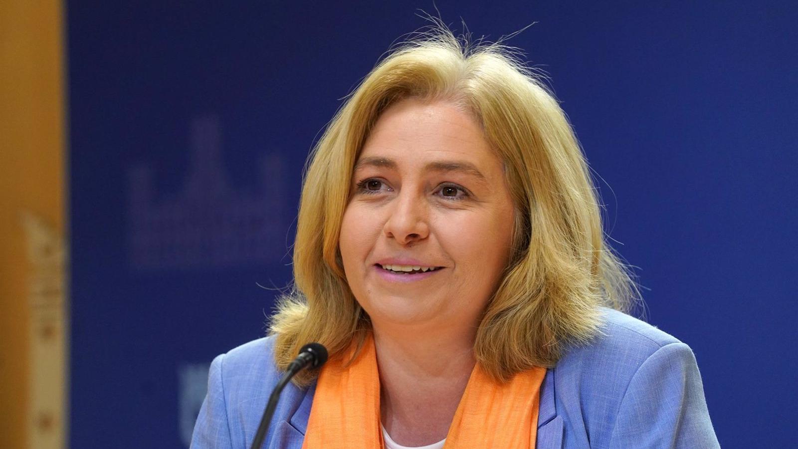 Inma Sanz defiende la reubicación de los carriles bici en Madrid