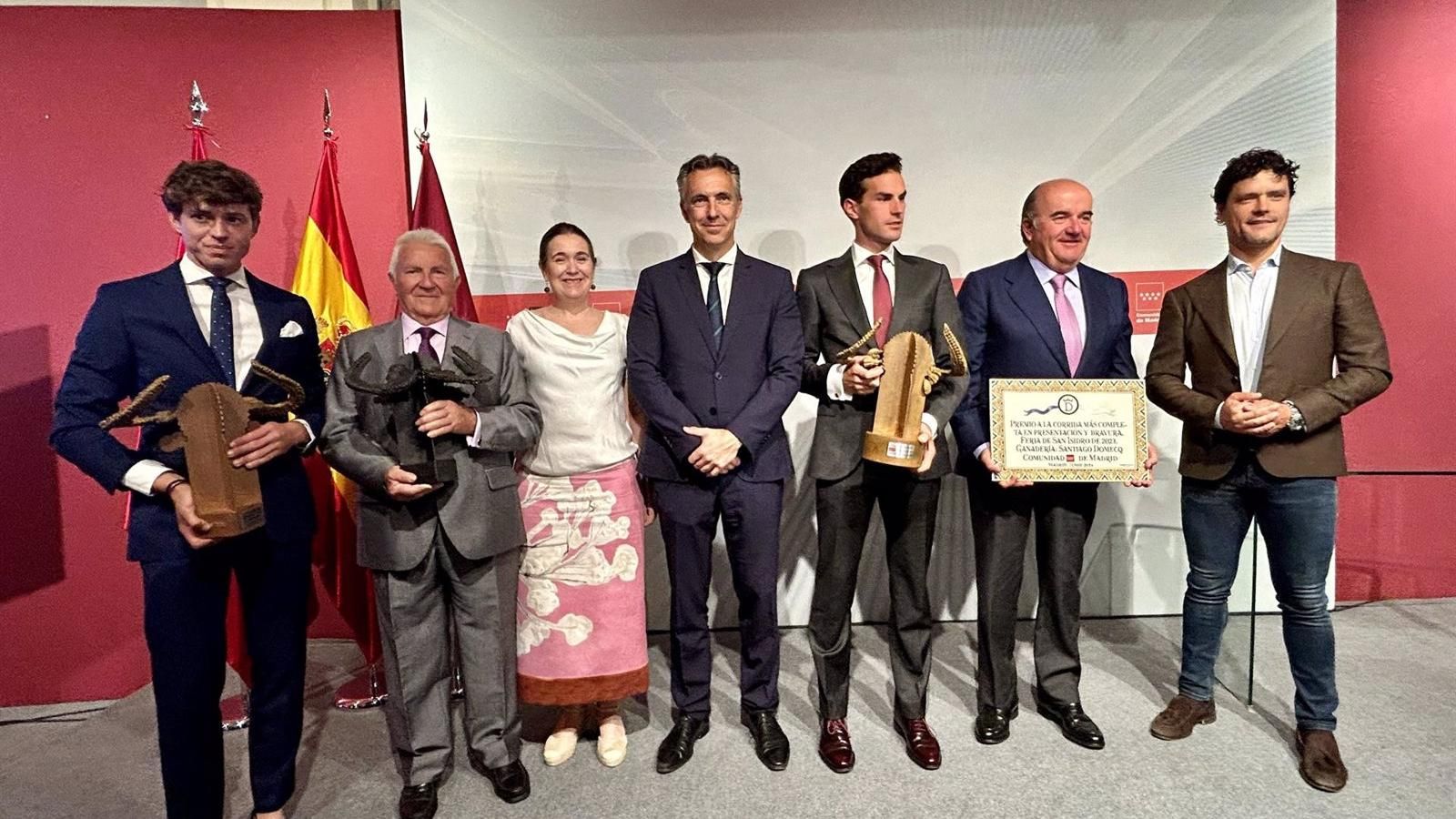 Madrid premia a los triunfadores de la Feria de San Isidro 2023