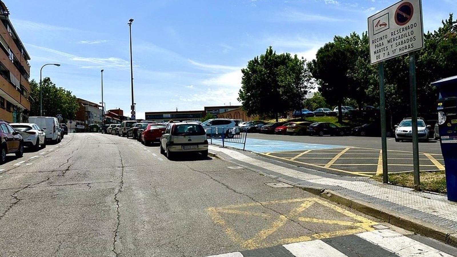 Majadahonda inicia obras en la calle Santa Catalina sin afectar al parking ni al mercadillo