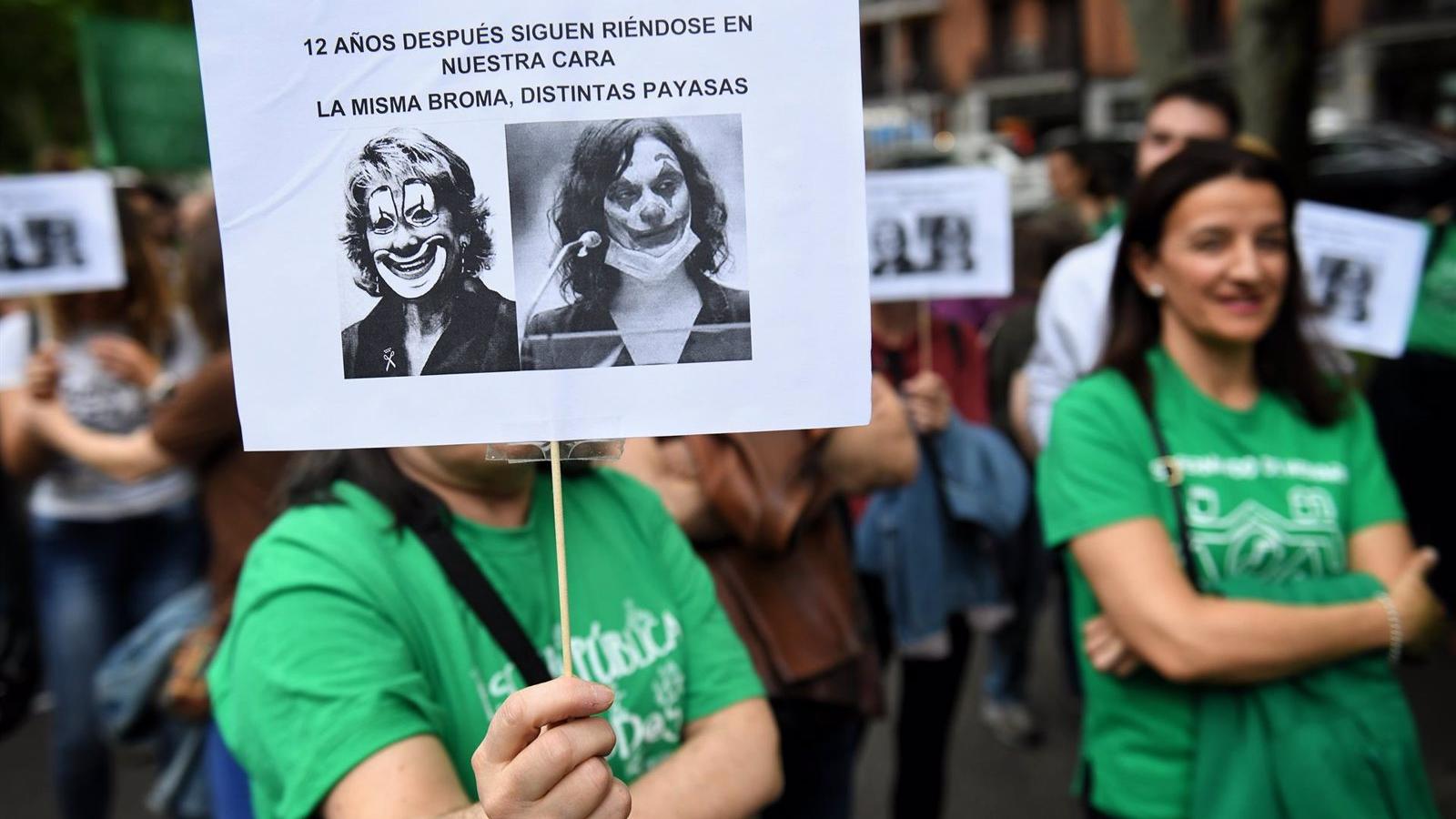 Una nueva protesta en Madrid por la educación pública
