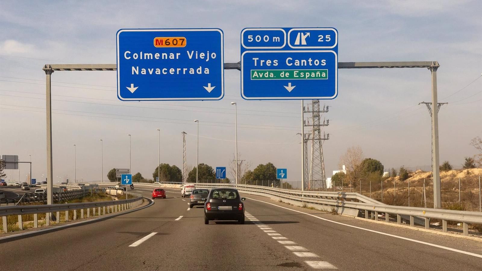 La M-607 cerrará por las obras de rehabilitación del puente sobre la línea férrea