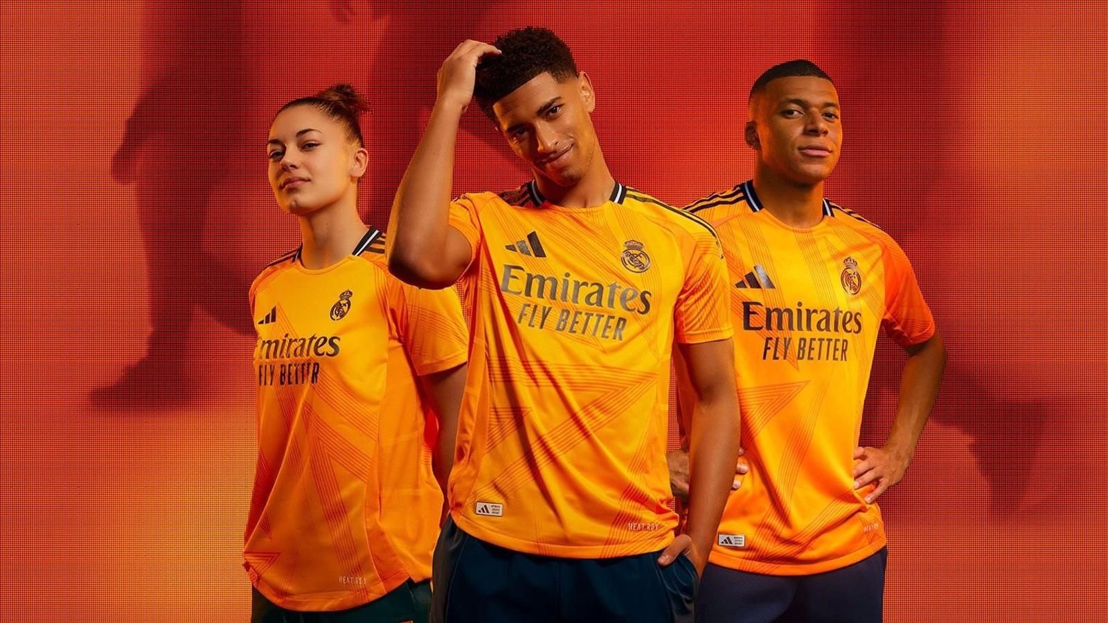 La segunda equipación del Real Madrid será naranja