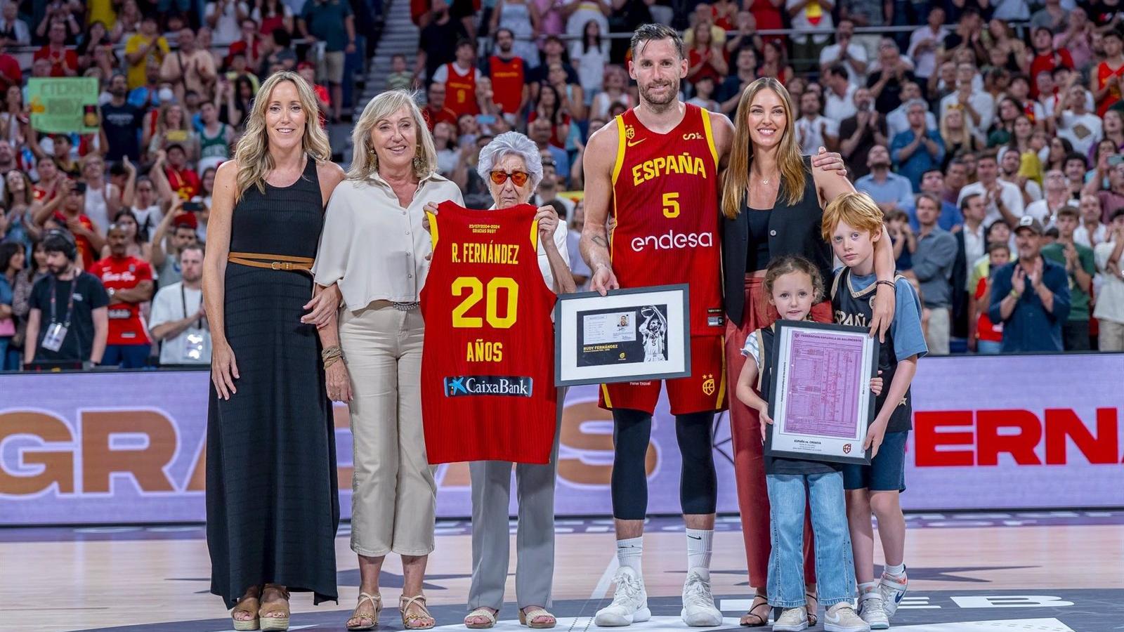 Rudy Fernández se despide del público español en el WiZink Center