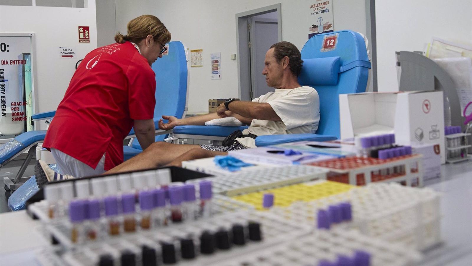 Llamada urgente para donaciones de sangre en la Comunidad de Madrid