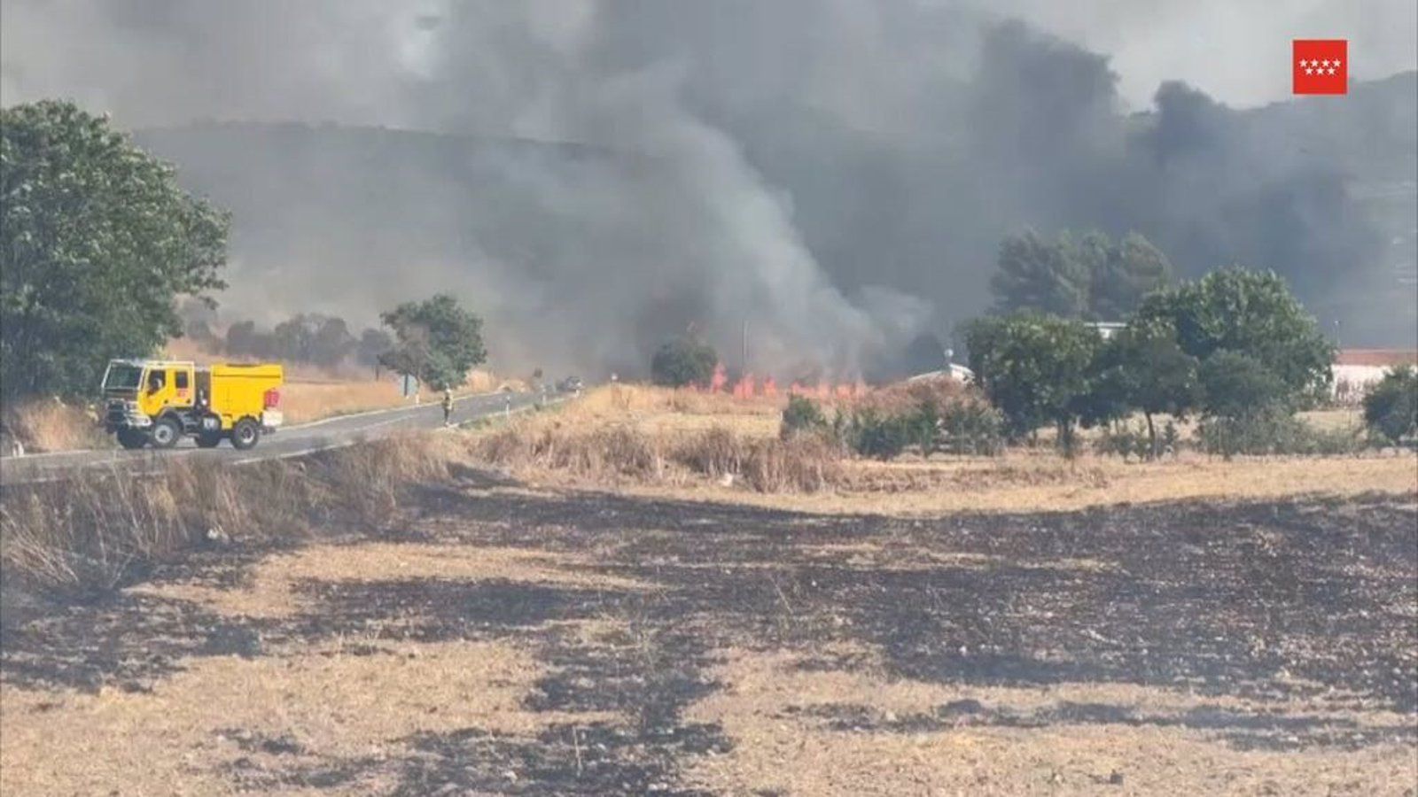 Controlados los incendios en El Molar y Loeches, extinguidos los de Tres Cantos y Monte Abantos