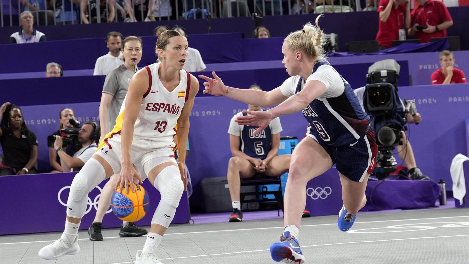 España logra la medalla de plata en 3x3 en Paris 2024