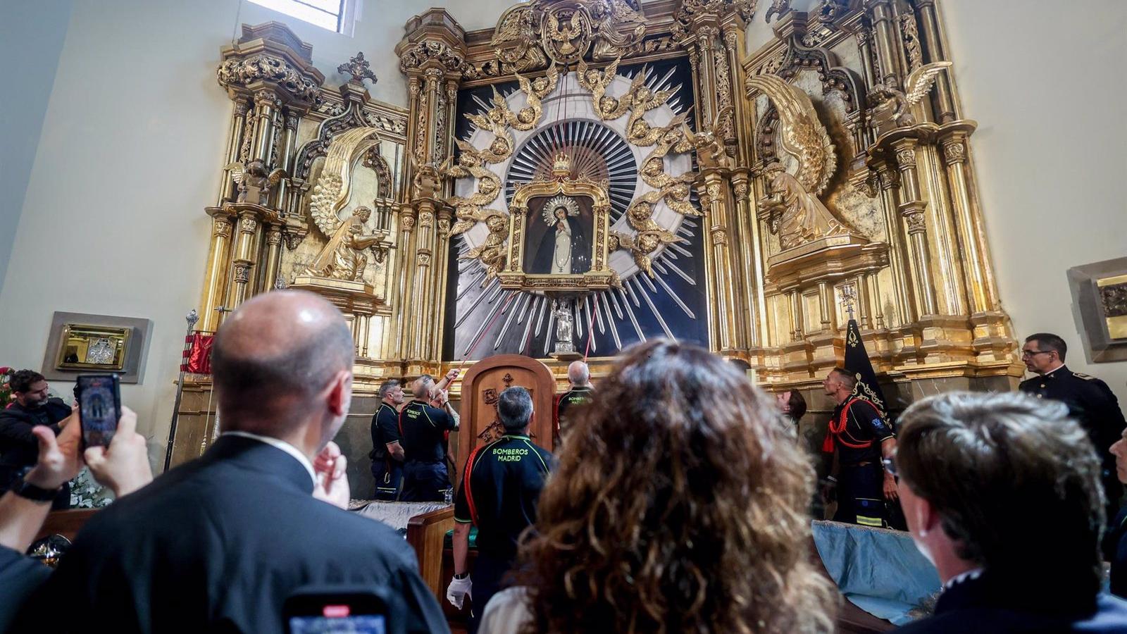 Madrid celebra la festividad de la Virgen de la Paloma, patrona popular de la ciudad