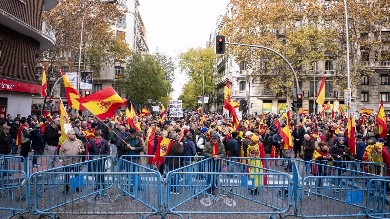 Descienden un 40% las manifestaciones prohibidas en 2023 en España
