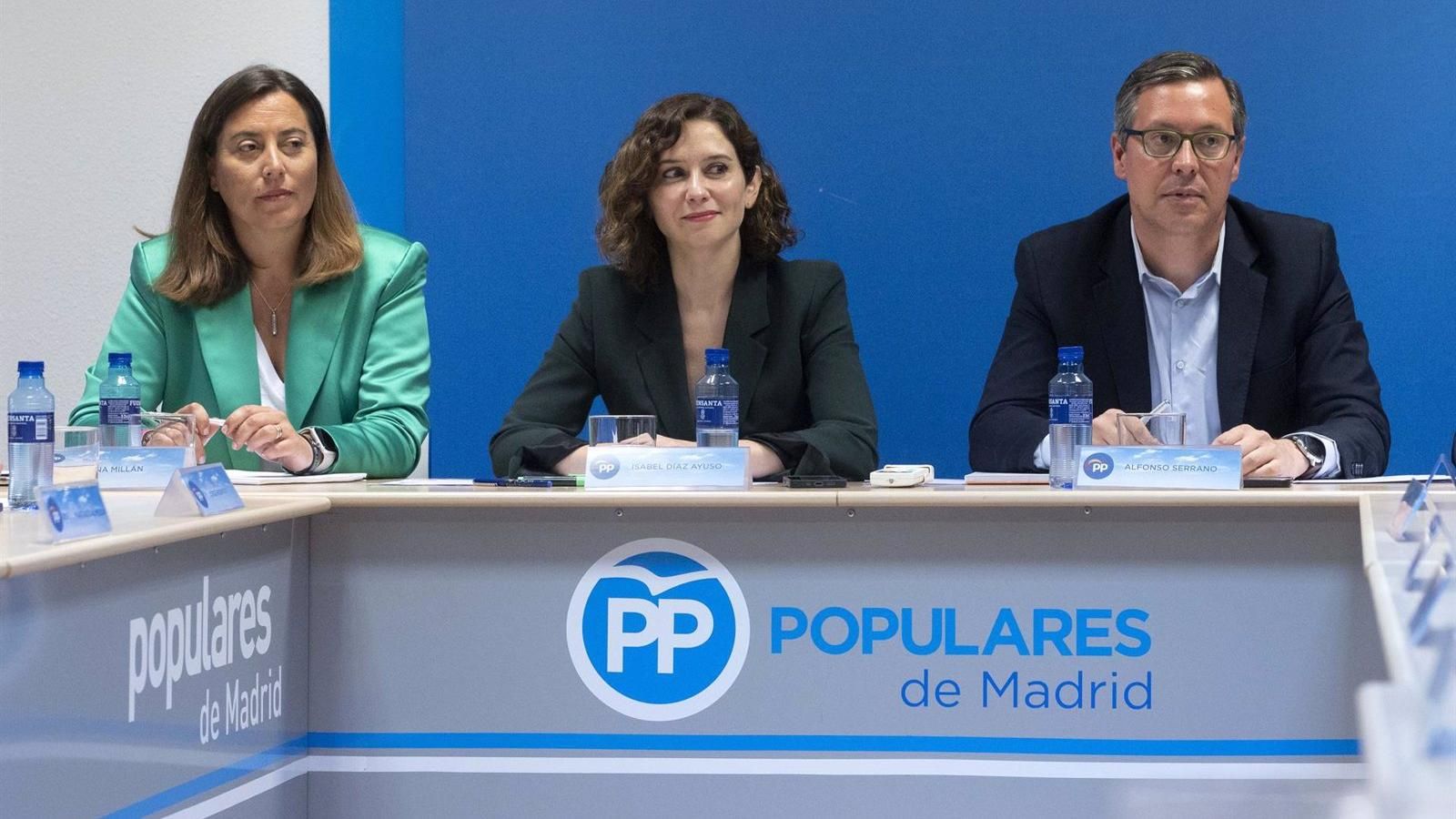 Ayuso muestra su apoyo a Ana Millán ante la investigación del TSJM por presuntos delitos de corrupción