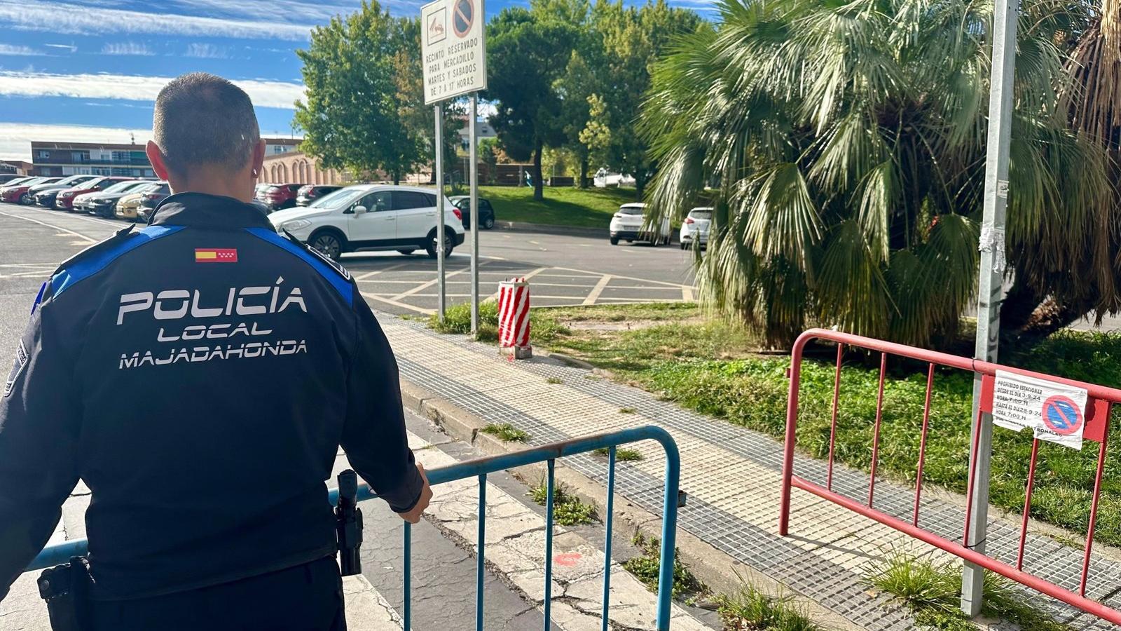 Majadahonda implementa una nueva organización de movilidad en el Mercadillo