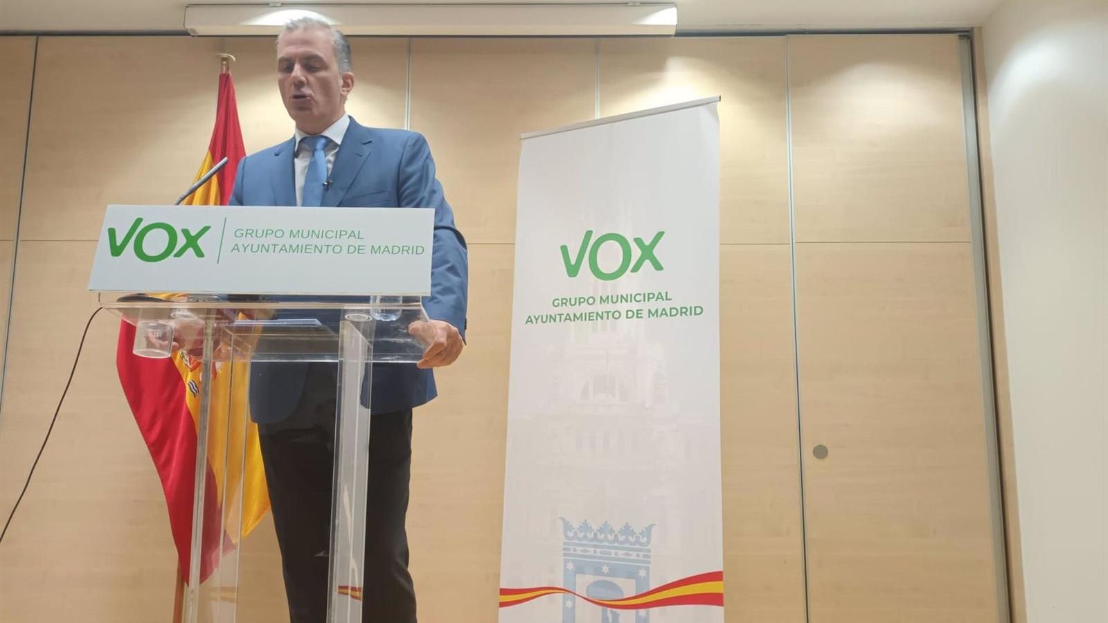 Ortega Smith insinúa que Almeida podría haber pactado con los socialistas la reforma de la Ley de Capitalidad
