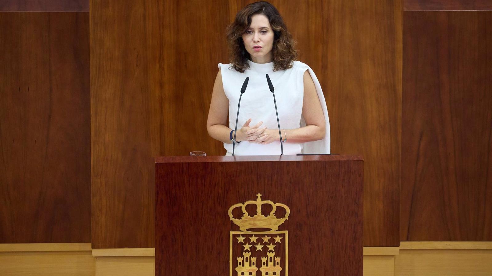 Ayuso acusa a Más Madrid de fomentar la pobreza para su beneficio político