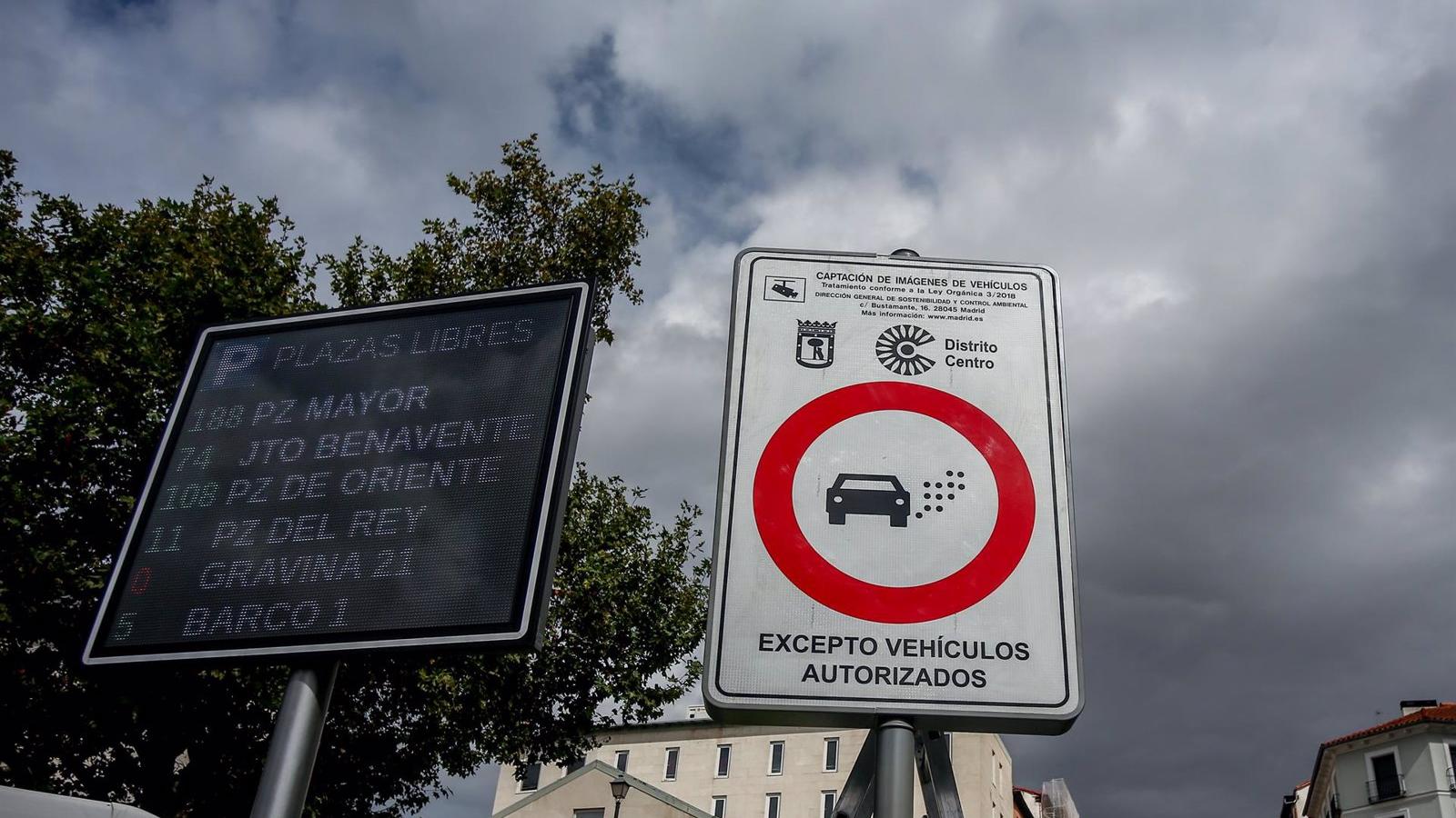 El TSJM invalida las Zonas de Bajas Emisiones de Madrid tras el recurso de Vox