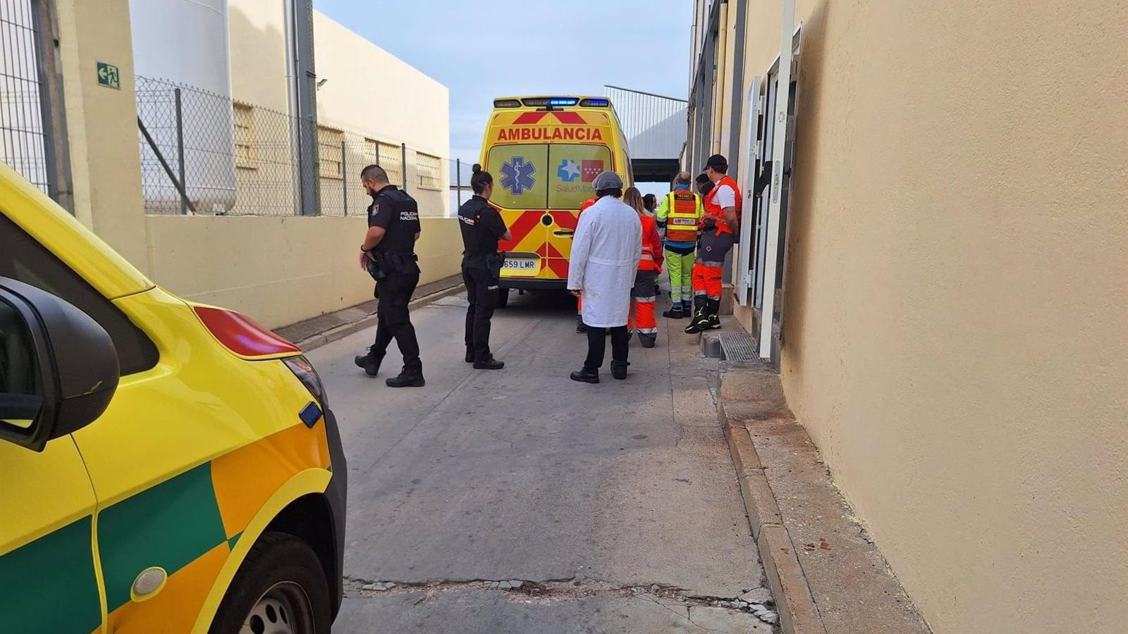 Un trabajador herido grave en accidente laboral en un matadero de Alcalá de Henares