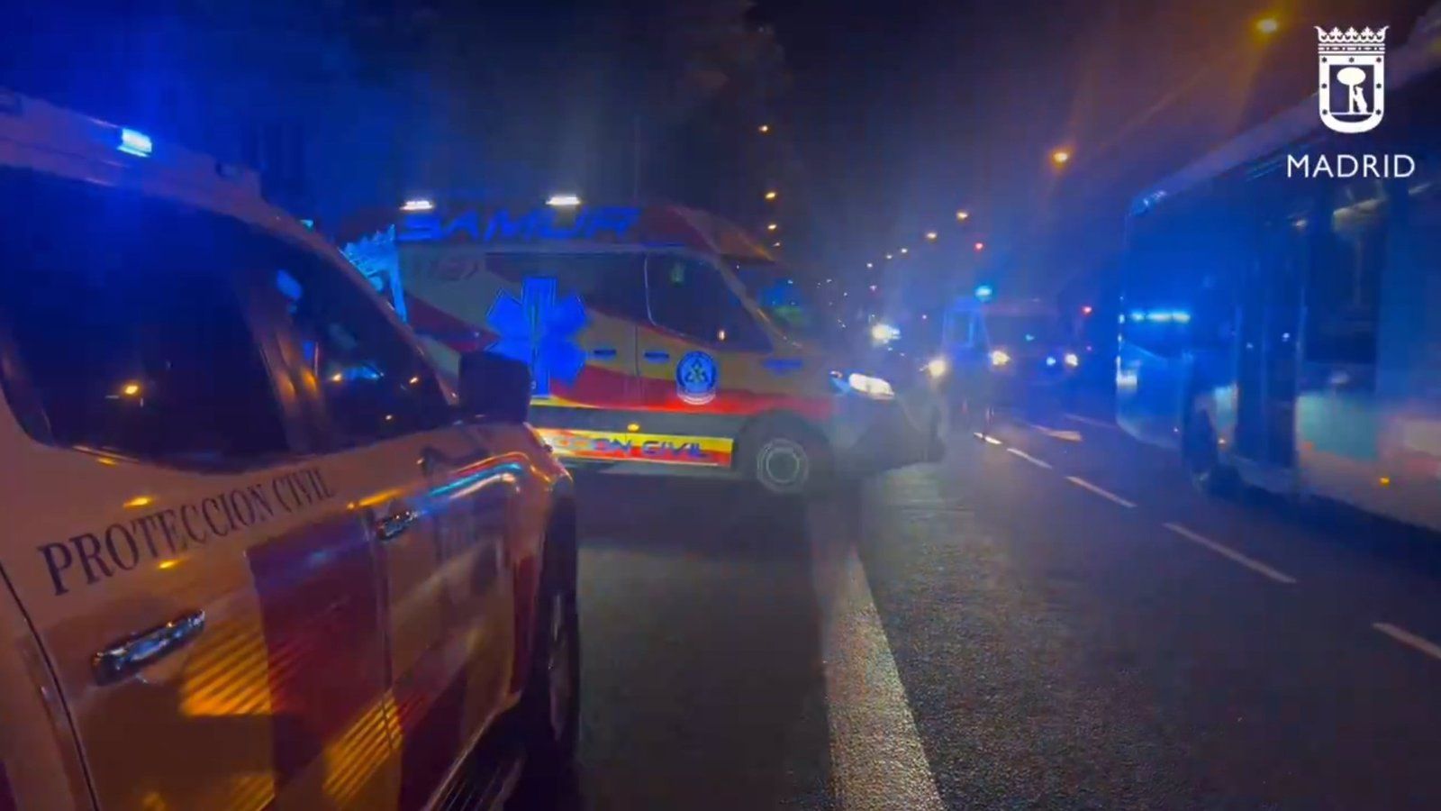 Herida una joven de 20 años tras ser atropellada por una moto en Chamberí