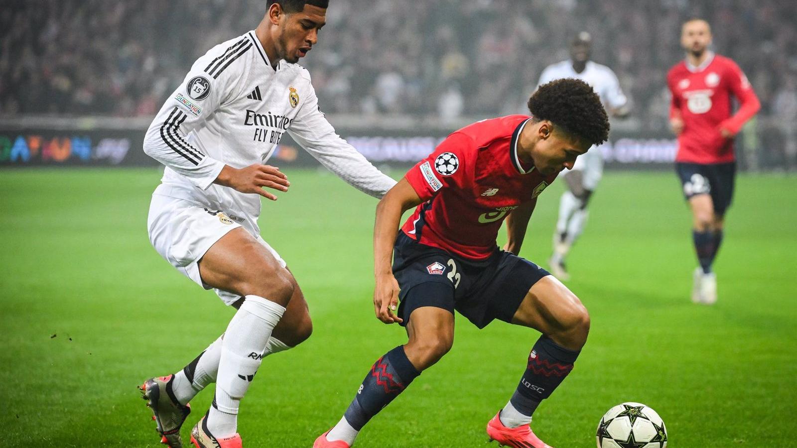 El Lille derrota al Real Madrid en un partido sin brillo de los blancos