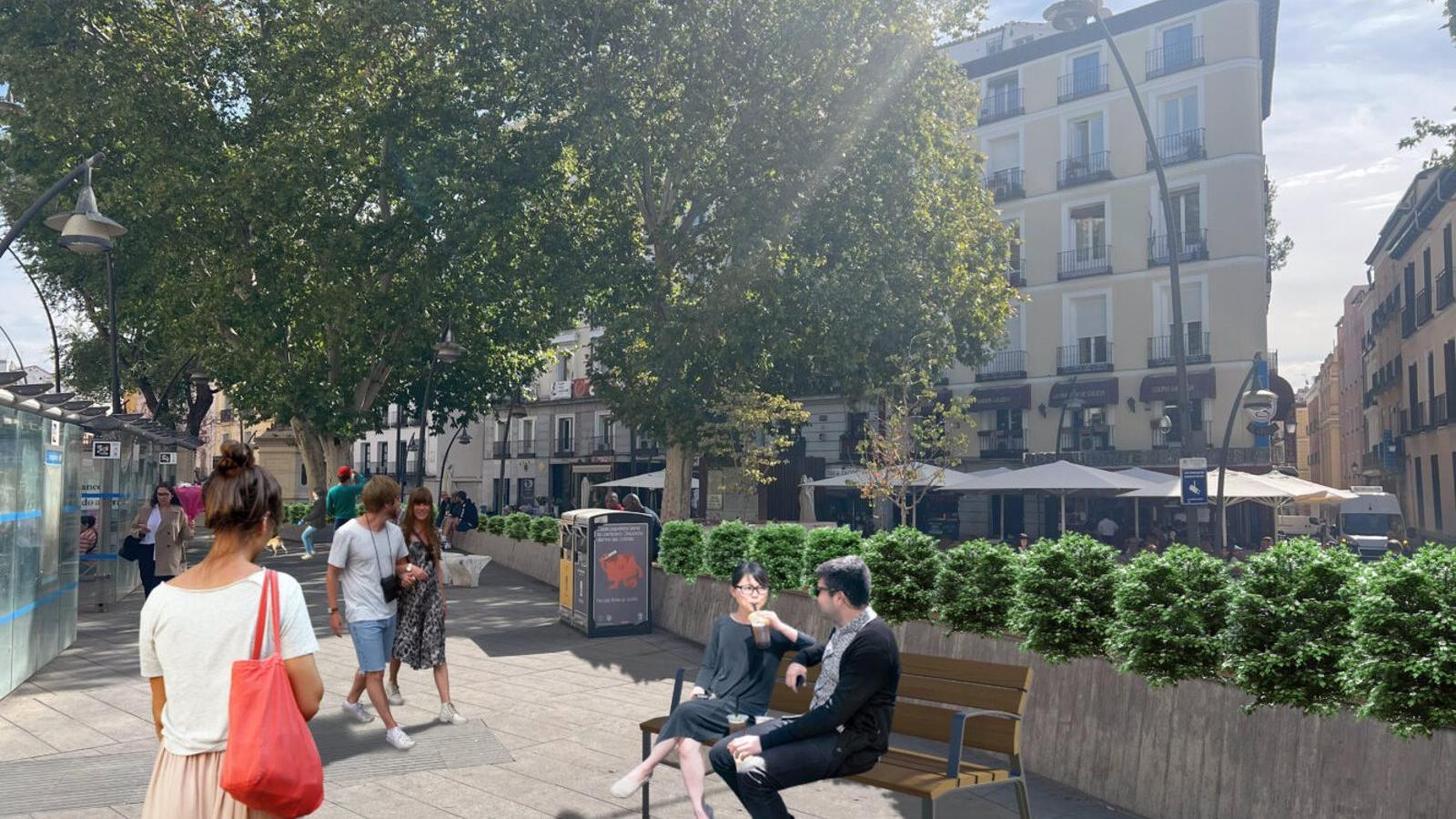 La capital aprueba la rehabilitación de la plaza de Tirso de Molina