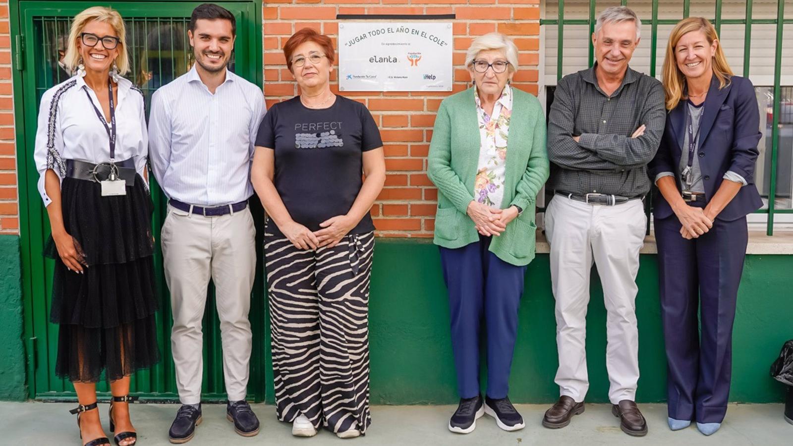 Inaugurado el nuevo patio de juegos del Centro de Educación Especial "Virgen de Loreto" en Torrejón