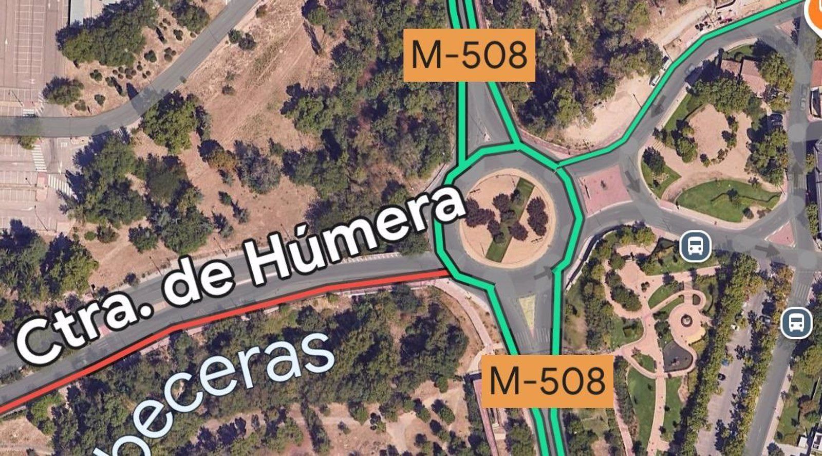 La Carretera de Húmera en Pozuelo es cerrada por inundación