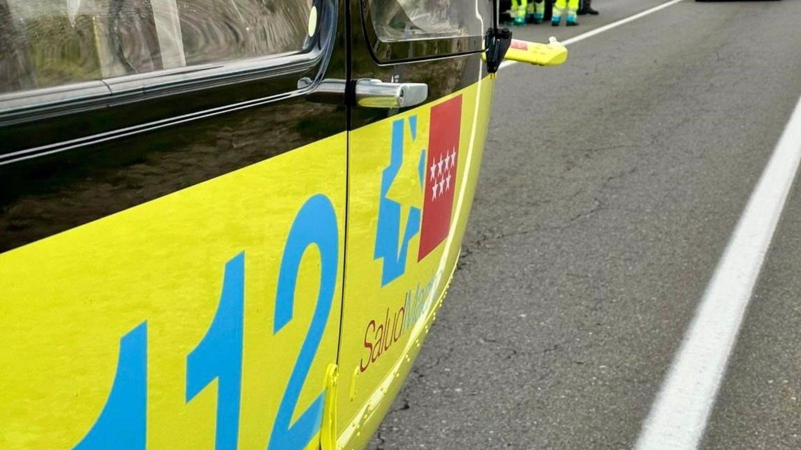 Un motorista de 64 años, herido grave tras un accidente en Navacerrada