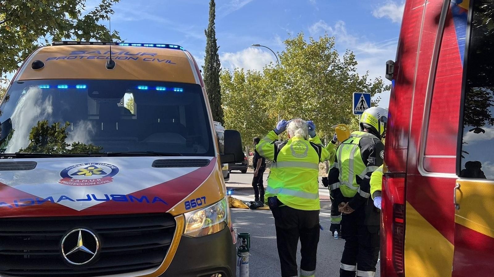  Un hombre mayor resulta herido grave tras ser atropellado en Vicálvaro