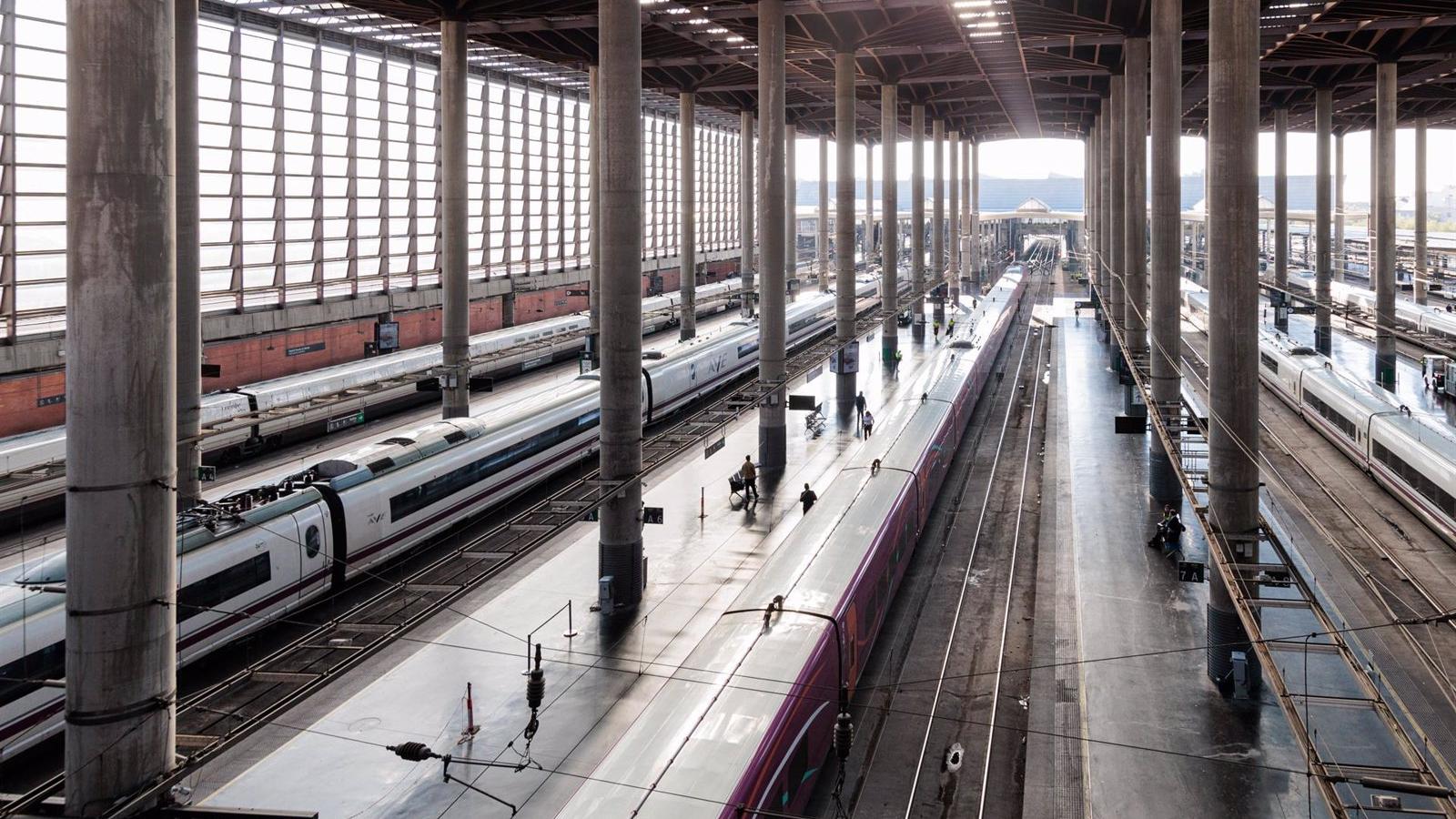 CSIF pide explicaciones a Renfe por el descarrilamiento de un tren sin pasajeros cerca de Atocha