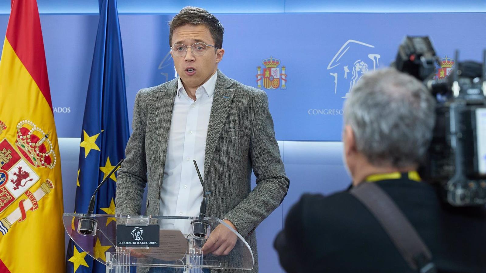 Íñigo Errejón renuncia a su escaño en el Congreso y deja la política