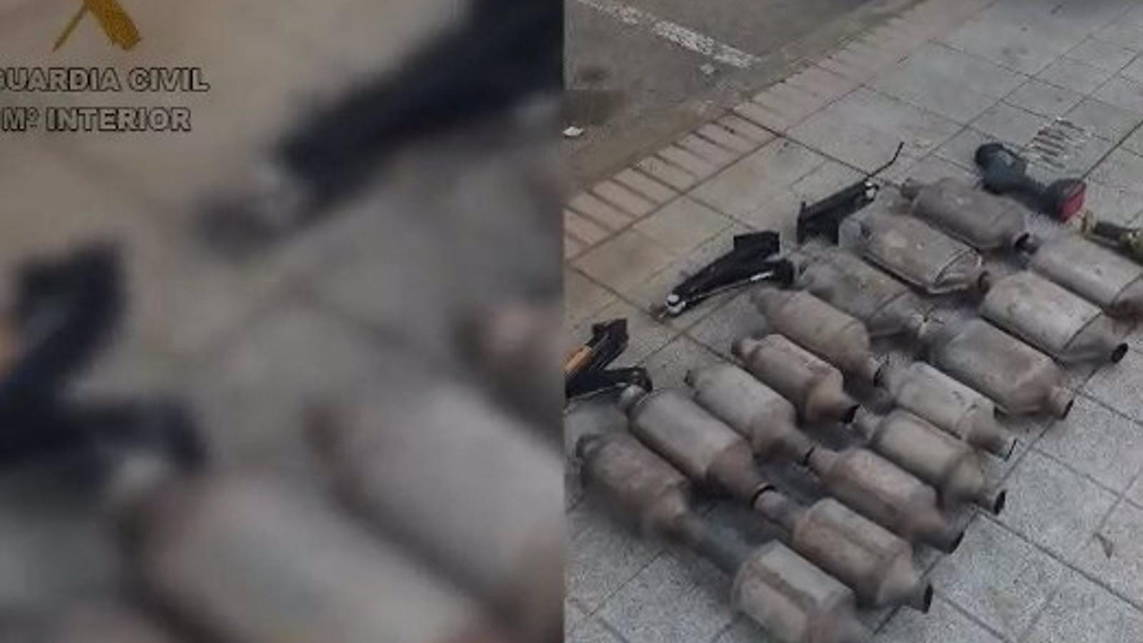 Arrestan a un individuo por sustraer múltiples catalizadores de coches en Tres Cantos