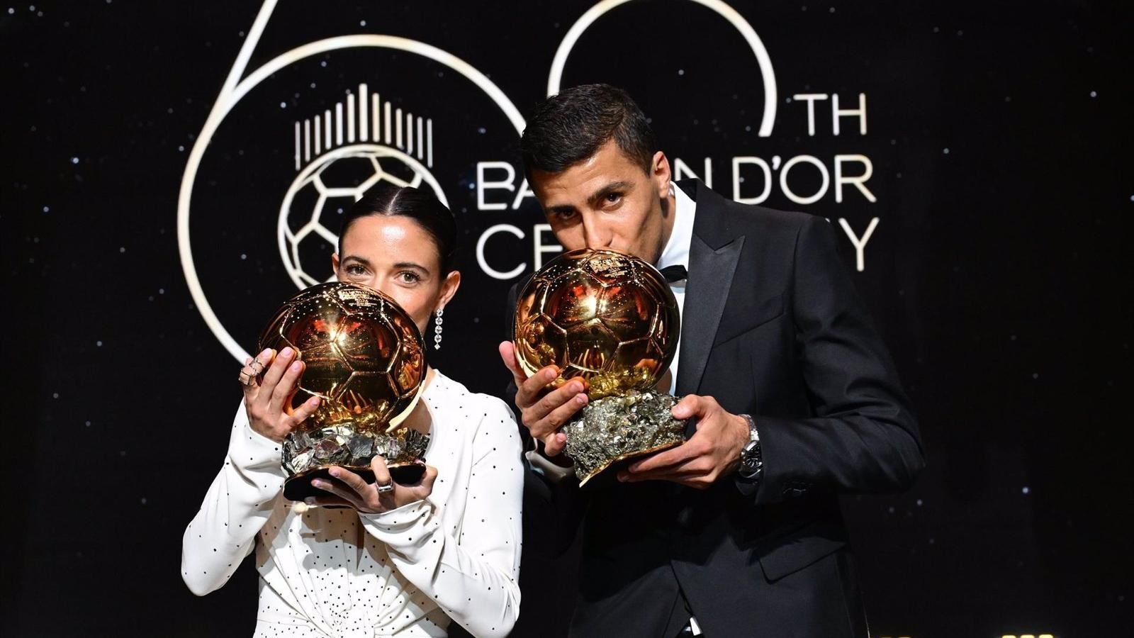 España brilla en la Gala del Balón de Oro 2024 con Rodri Hernández y Aitana Bonmatí