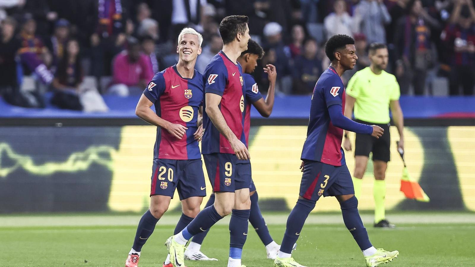 El FC Barcelona se impone 3-1 al RCD Espanyol en el derbi de Primera División
