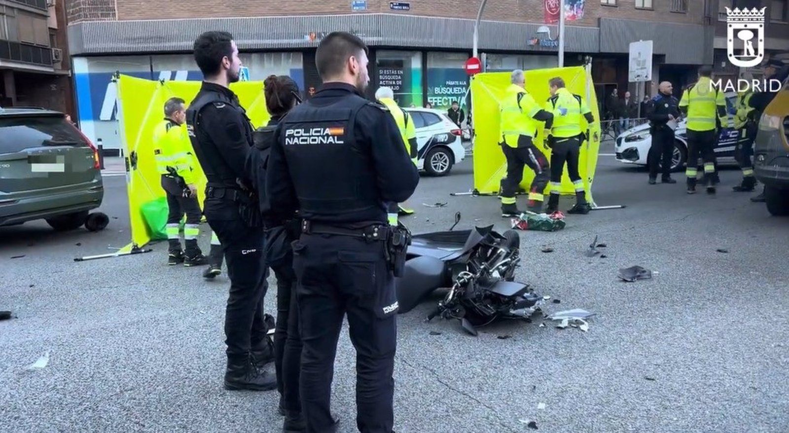 Fallece un motorista de 38 años en un accidente en el distrito de Salamanca