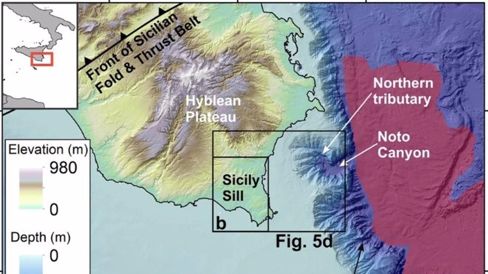  Una inundación masiva rellenó el Mediterráneo hace millones de años