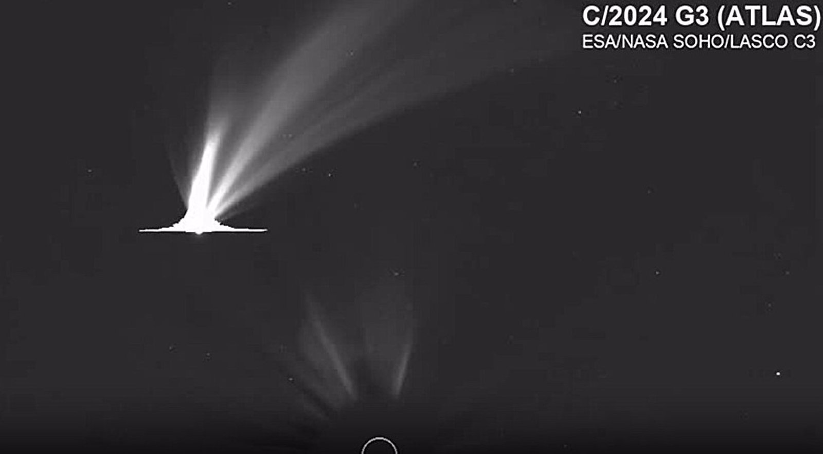 Un cometa brillante, C/2024 G3 (ATLAS), deslumbra en su acercamiento al Sol