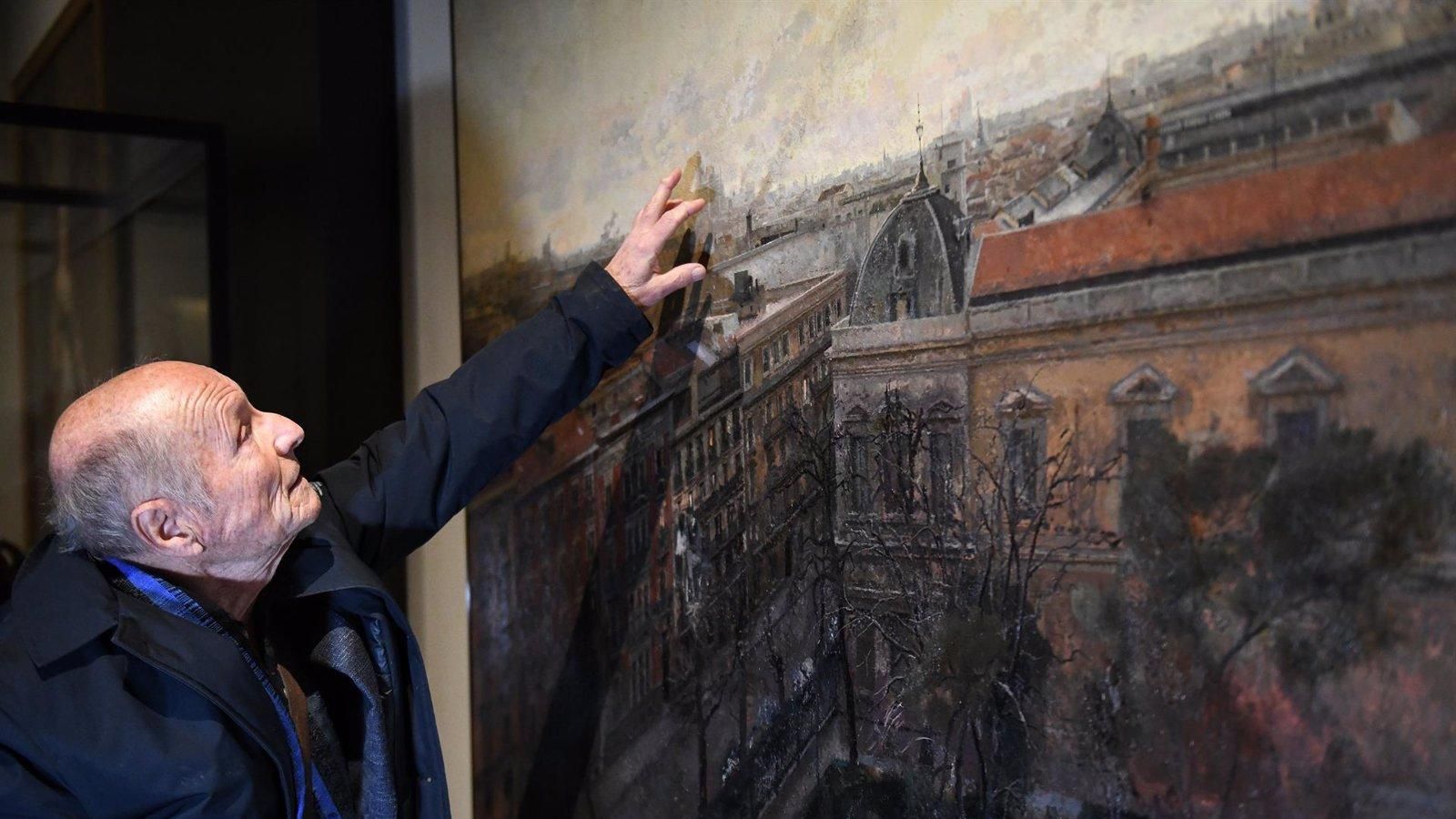 'Vista de Madrid' de Antonio López regresa al Museo Arqueológico Nacional