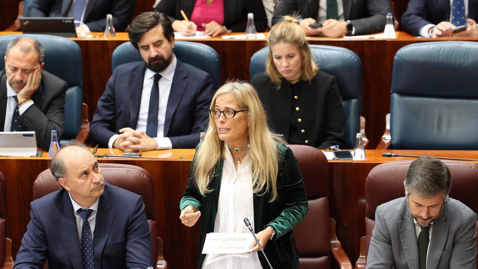 Rocío Albert defiende el modelo fiscal de Madrid frente al “infierno fiscal” del Gobierno central