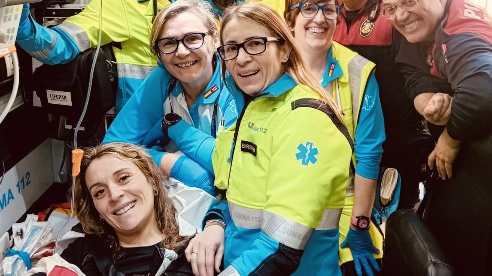 El Summa 112 y el servicio de emergencias PIMER asisten un parto domiciliario en Pinto