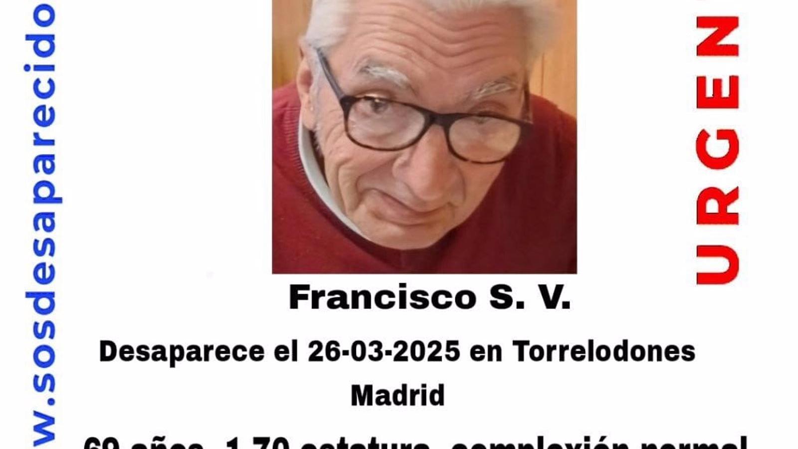 Desaparece un hombre de 69 años en Torrelodones