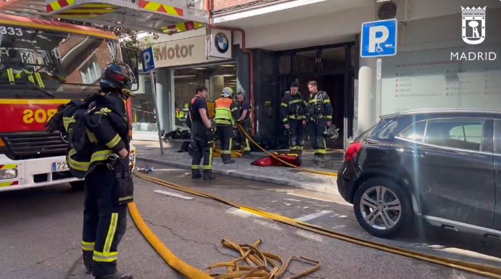 Fallece una mujer en un incendio en la calle Jorge Juan del distrito de Salamanca