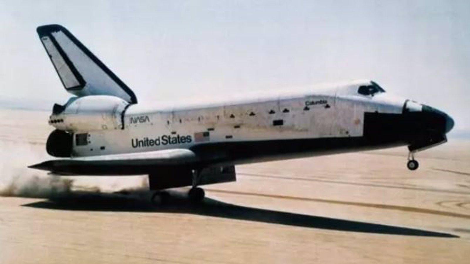 44 años del primer aterrizaje de un transbordador espacial