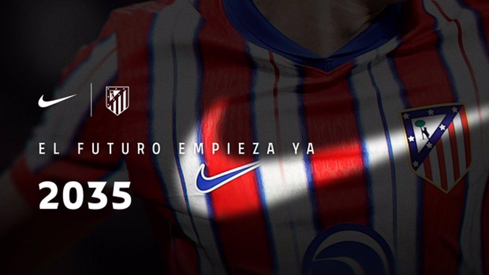 Los aficionados del Atlético de Madrid seguirán disfrutando con Nike hasta 2035
