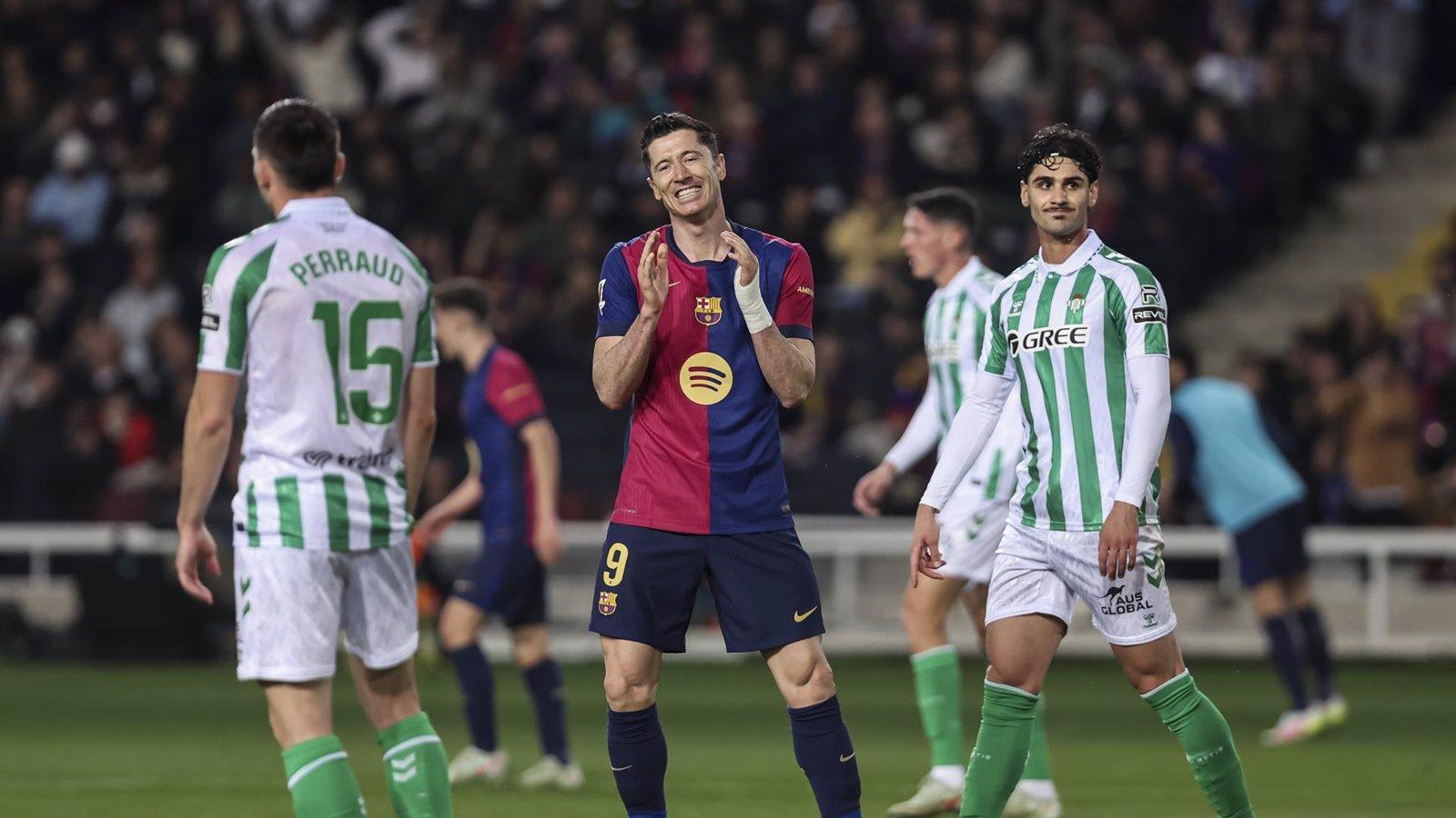 Empate entre FC Barcelona y Real Betis en un partido disputado