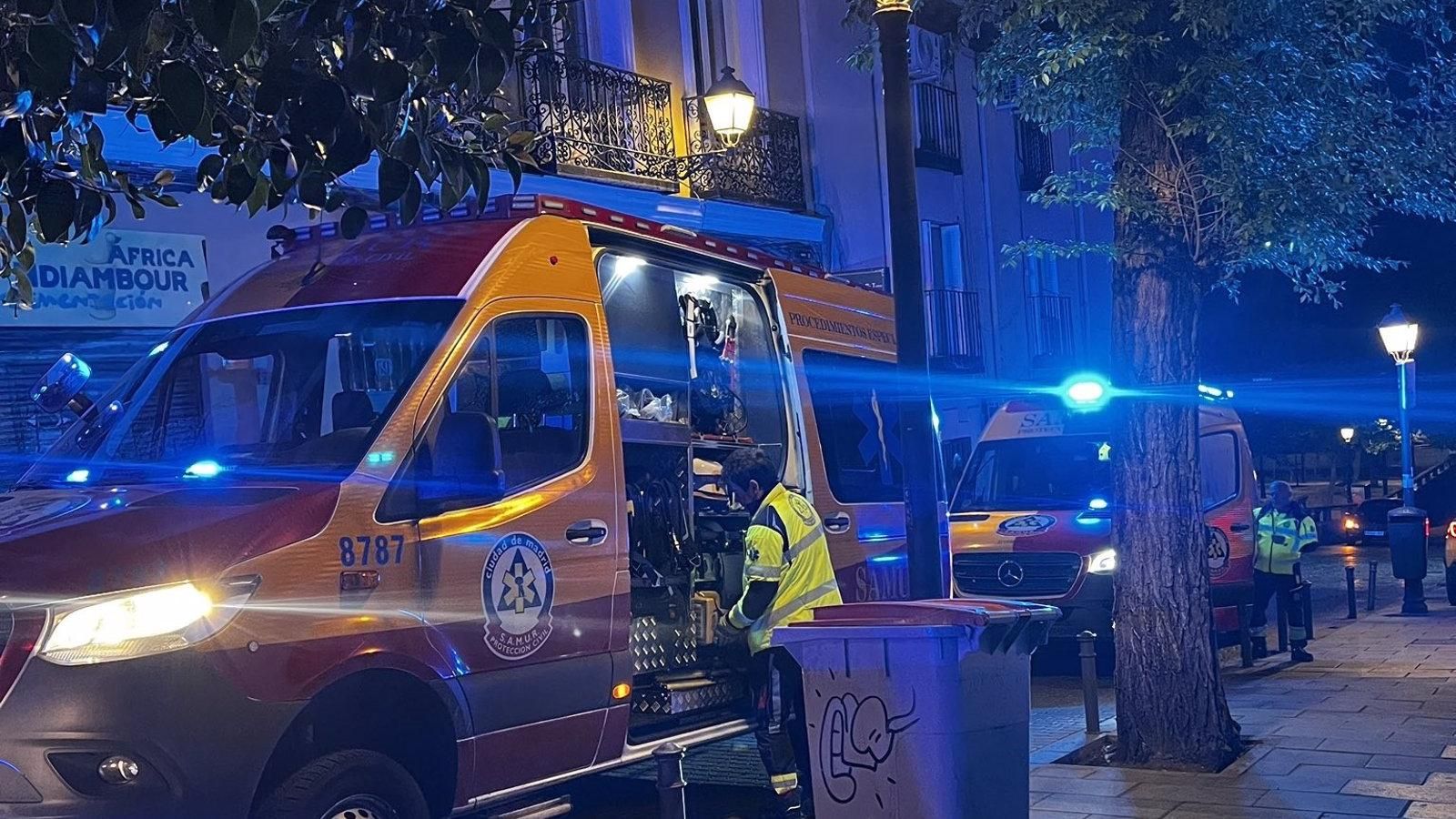 Dos hombres muy graves tras una agresión con una arma blanca en Lavapiés