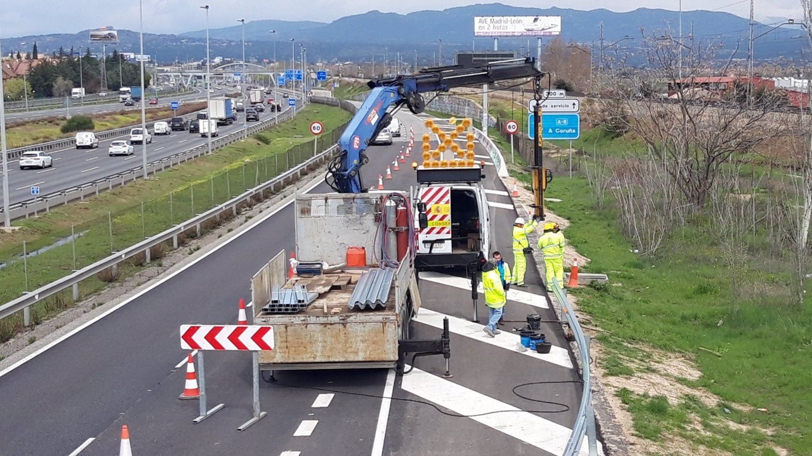 Adjudicado el contrato de conservación de 123 kilómetros de carreteras en Madrid
